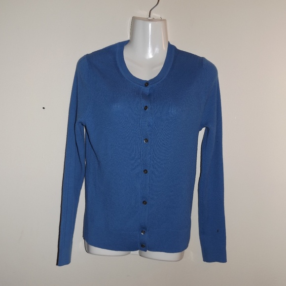 Banana Republic Sweaters - Banana Republic Blue Button Cardigan M